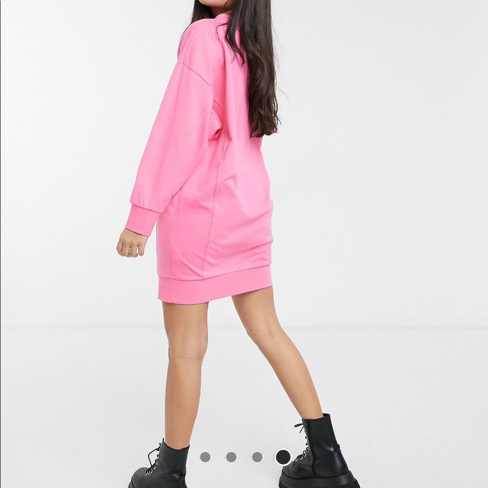 ASOS DESIGN Petite Sweatshirt Dress - Picture 2 of 4
